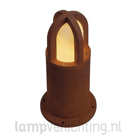 Sokkellamp Cortenstaal Roest 40 cm E27