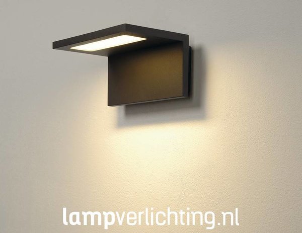 Iedereen charme Plunderen LED Wand lamp Buiten IP44 - Antraciet of Wit - Duurzaam Design -  LampVerlichting.nl