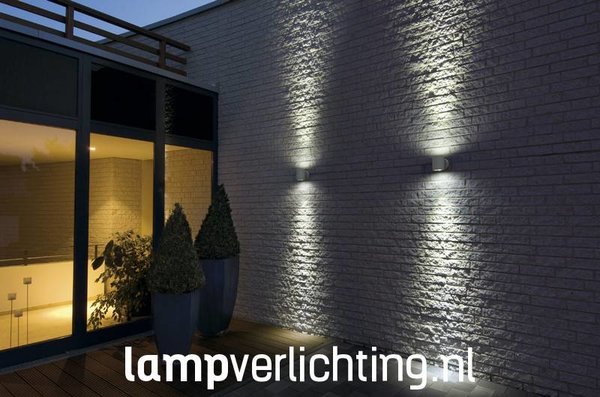 Wand Buitenlamp Cilinder Up-down GX53