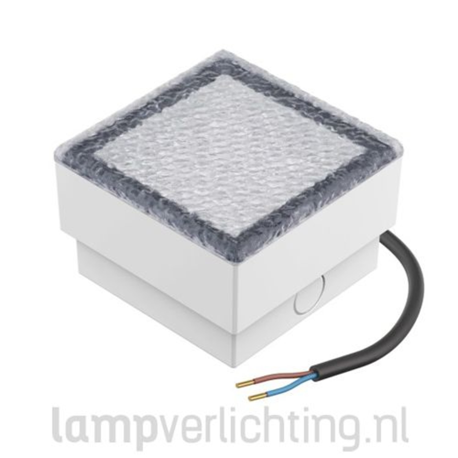 kader Waterig Respect LED Tegel Steen 10x10 cm - Voor Terras of Tuin - 230V - Beste Deal -  LampVerlichting.nl