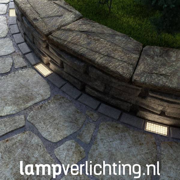 LED Tegel Steen 10x20 cm Voor Terras, Tegelpad of Oprit Tip LampVerlichting.nl