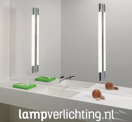 LED Spiegellamp 90 cm IP44 Chroom LED Spiegellamp 90 cm IP44 Chroom