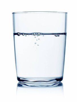 Glass of water