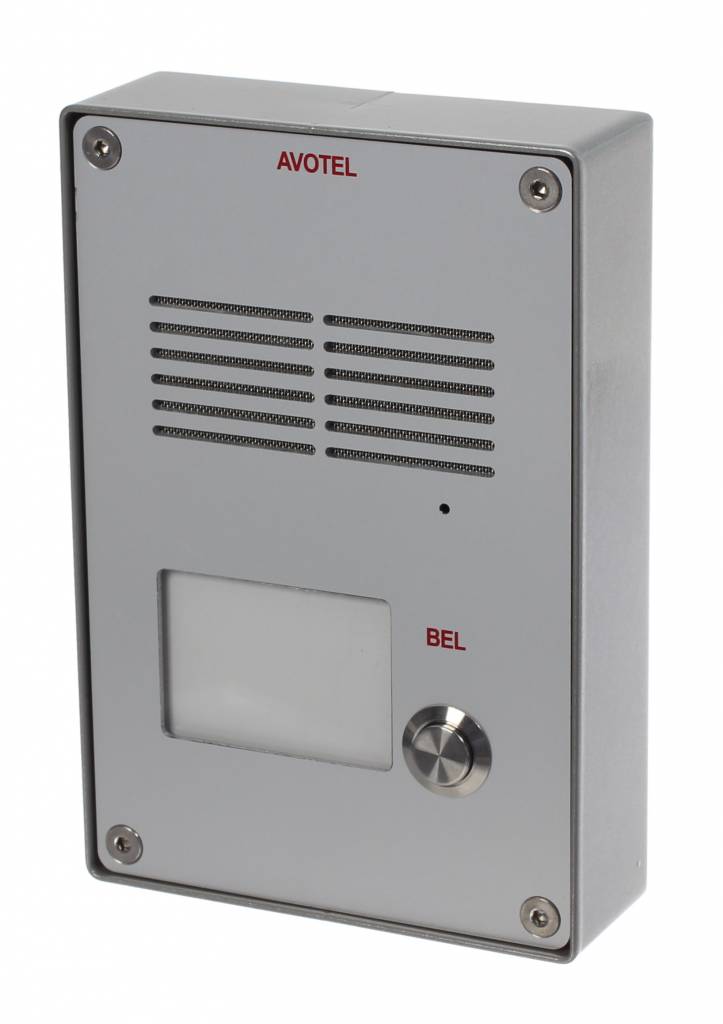 AVOTEL Vandaal en vochtbestendige deurintercom.