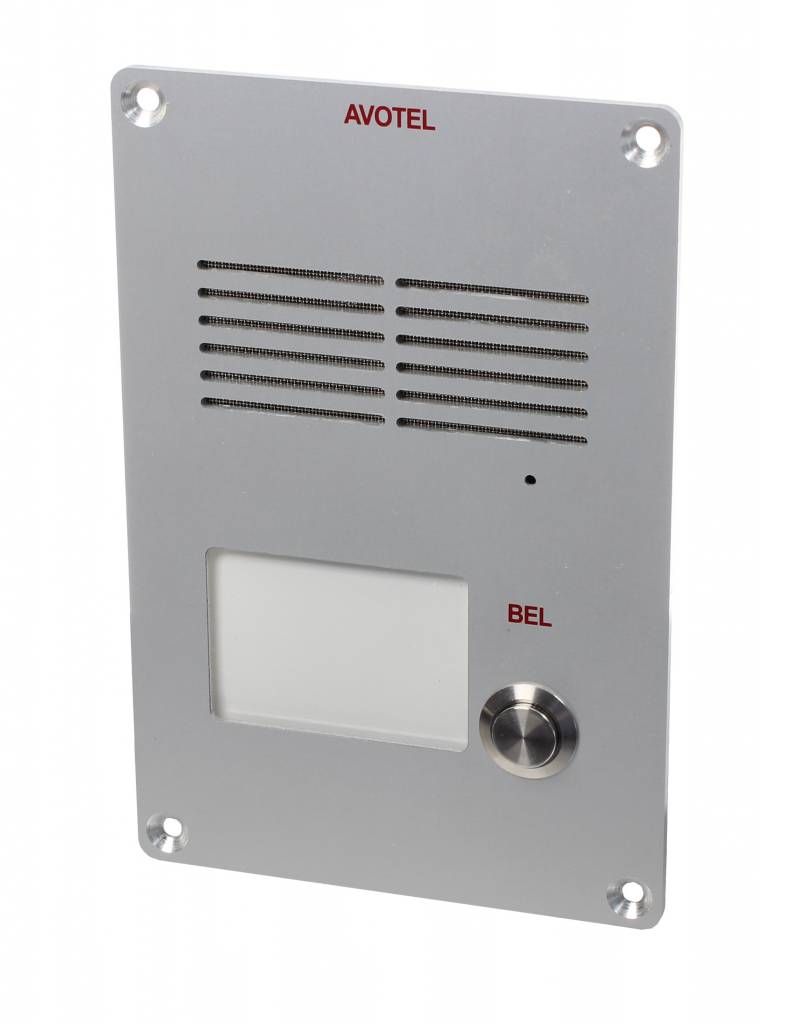 AVOTEL Vandaal en vochtbestendige deurintercom.