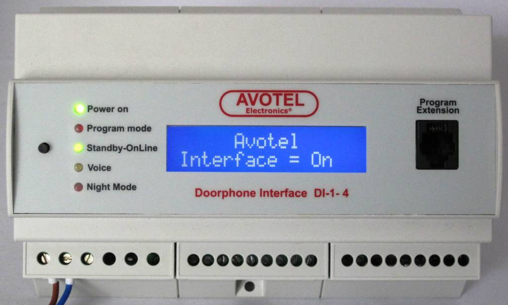 AVOTEL Deurtelefooninterface type DI-1-4