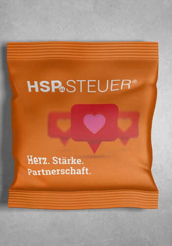 Bunte Haribo-Herzen 