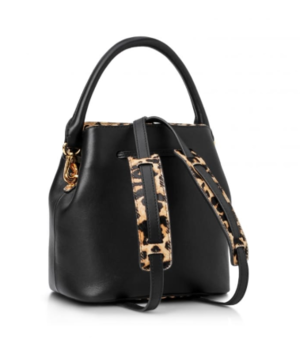 Bucket Bag Mini Black Leo