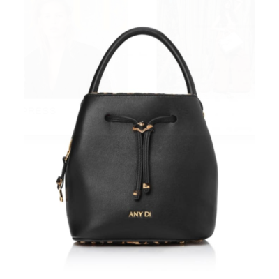 Bucket Bag Mini Black Leo