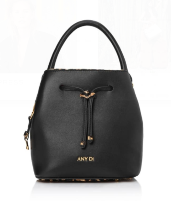 Bucket Bag Mini Black Leo