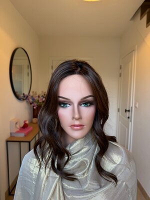 Belle Tress Premium 100% handmade topper 14" wave