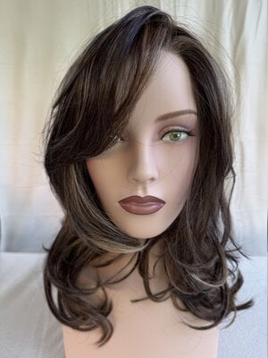 Belle Tress Brooklyn Dark brown + HL