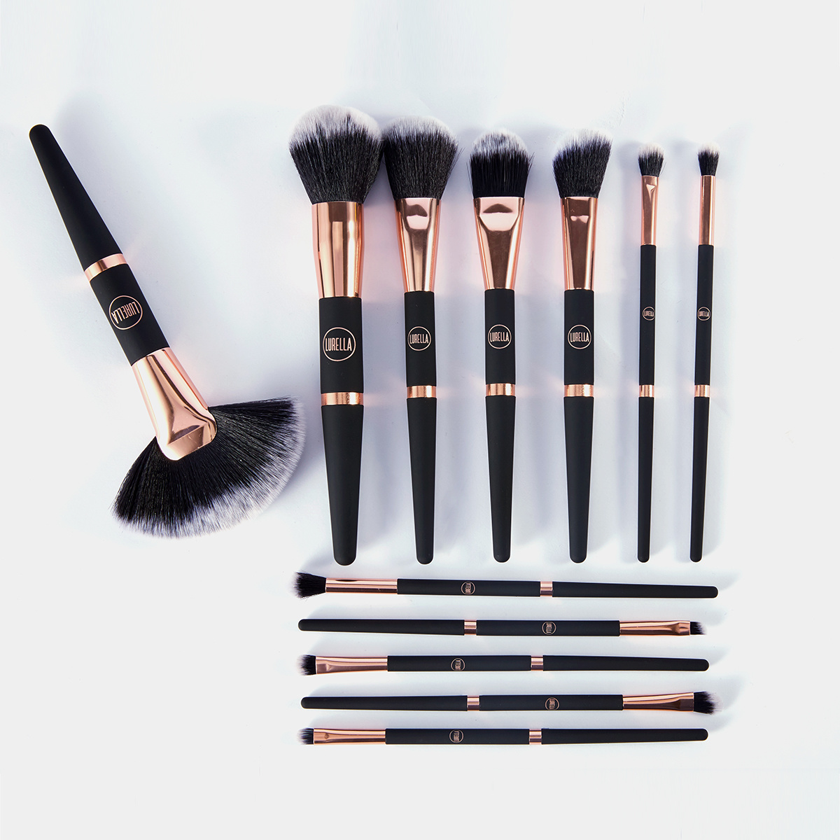 Lurella cosmetics lashes Lurella Cosmetics Brushset - Monolith-Beauty & Lifestyle