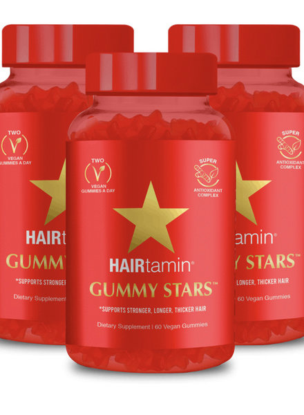 Hairtamin HAIRtamin Vitamins - Gummy Stars - 3 months