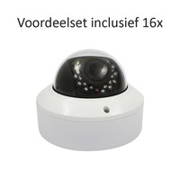 CHD-CS16D2 - 16 kanaals NVR inclusief 16 CHD-D2 IP camera's