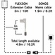 Flexson 3 meter verlengkabel voor PLAY: 3, PLAY: 5, PLAYBAR en Sub wit Flexson 3 meter verlengkabel voor PLAY: 3, PLAY: 5, PLAYBAR en Sub wit