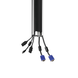 Vogel's Professional SET C 3022 Silver/Black 300 cm TV Plafondbeugel Vogel's Professional SET C 3022 Silver/Black 300 cm TV Plafondbeugel