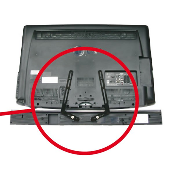 MyWall Universele Soundbar Steun Zwart