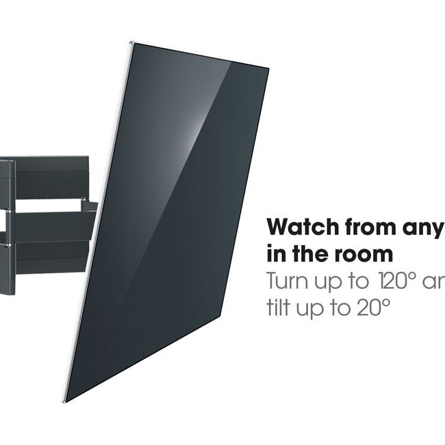 Vogel's THIN 550 Draai- en Kantelbare TV Beugel Zwart