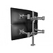 Dataflex Viewmate monitorarm Zilver - bureau 622 Dataflex Viewmate monitorarm Zilver - bureau 622