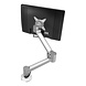 Dataflex Viewlite plus monitorarm Zilver/Wit - bureau 622 Dataflex Viewlite plus monitorarm Zilver/Wit - bureau 622