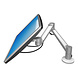 Dataflex Viewlite plus monitorarm Zilver/Wit - bureau 622 Dataflex Viewlite plus monitorarm Zilver/Wit - bureau 622