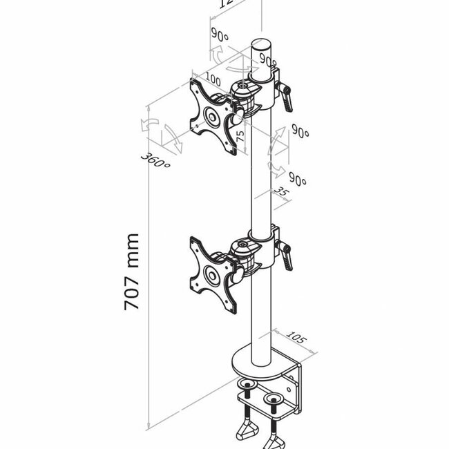 Neomounts FPMA-D700DV Monitorbeugel