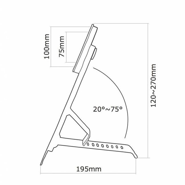 Neomounts FPMA-D825BLACK Monitorbeugel
