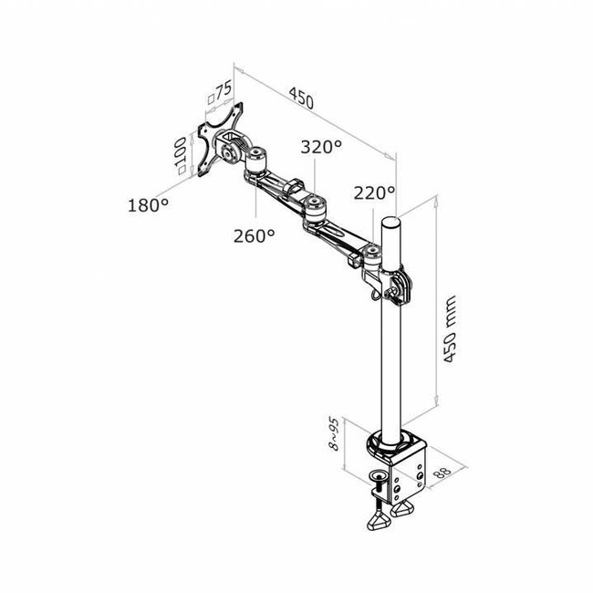 Neomounts FPMA-D935 Monitorbeugel