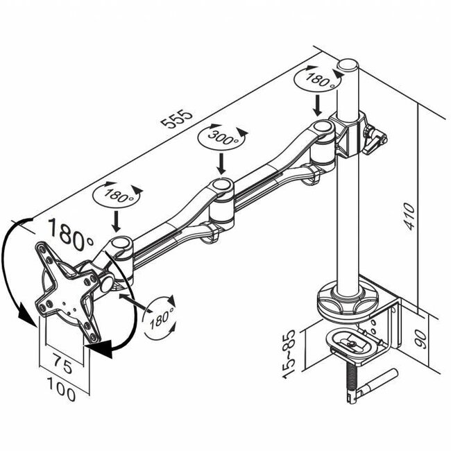Neomounts FPMA-D1030 Monitorbeugel