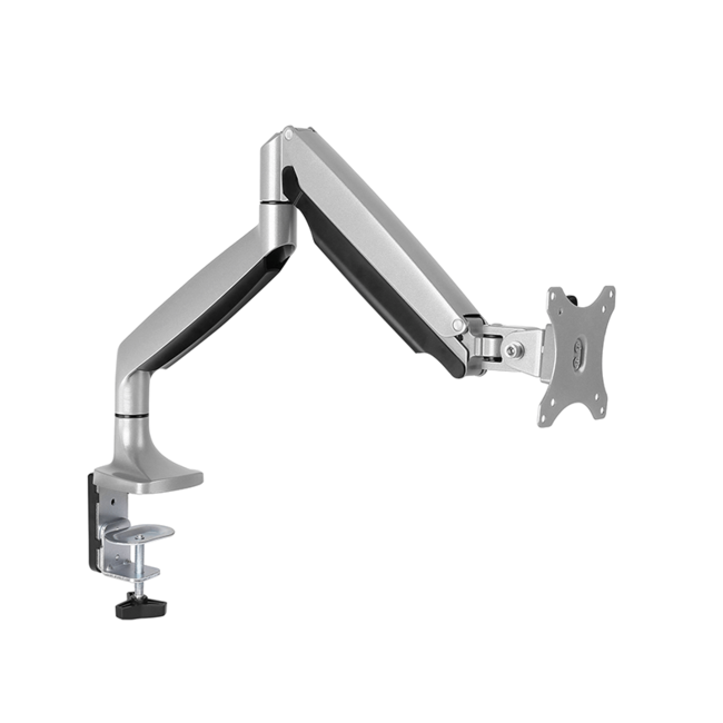 DQ Monitorarm zilver- met Gasveer