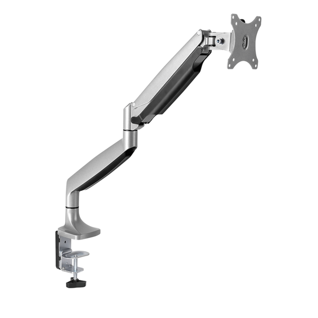 DQ Monitorarm zilver- met Gasveer