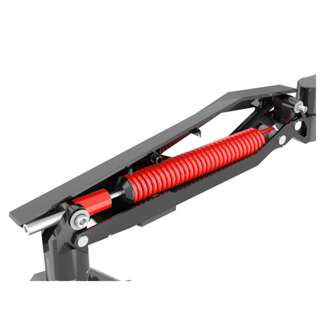 XTRARM XTR-GA2000 Gaming Monitorarm zwart rood