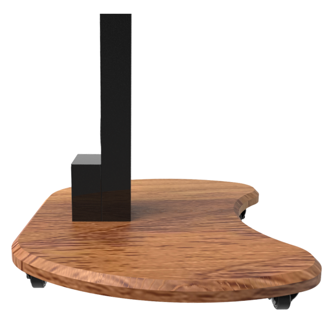 XTRARM Cosmo TV Vloerstandaard  Walnoot Verrijdbaar