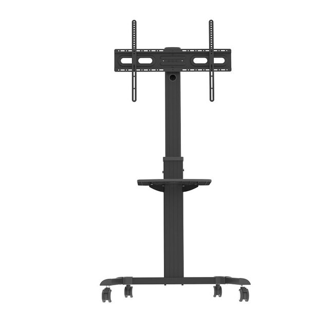 DQ Nitsa Verrijdbare TV Vloerstandaard Zwart