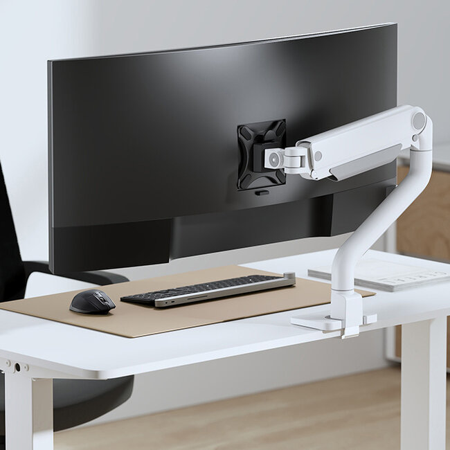 Neomounts DS70S-950WH1 Monitorarm 17-49" - gasveer - Topfix - 180°-stop