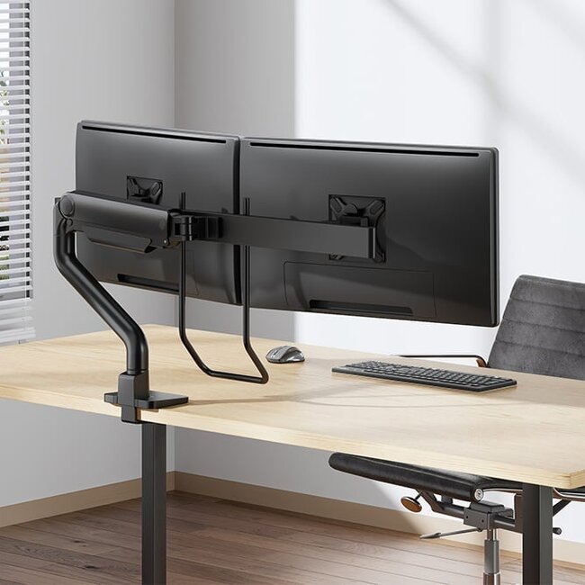 Neomounts DS75S-950BL2 Monitorarm 17-32" - gasveer - Topfix - 180°-stop