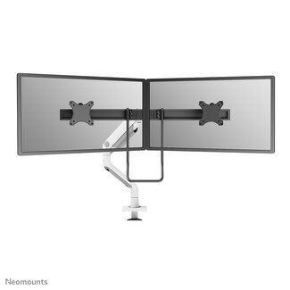  Neomounts DS75S-950WH2 Monitorarm 17-32" - gasveer - Topfix - 180°-stop