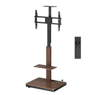  XTRARM Elite Elektrische TV Standaard Walnoot