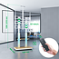 XTRARM Duolite Verrijdbare Elektrische TV Standaard Wit/Beuken