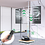 XTRARM Elite Verrijdbare Elektrische TV Standaard Wit/Beuken