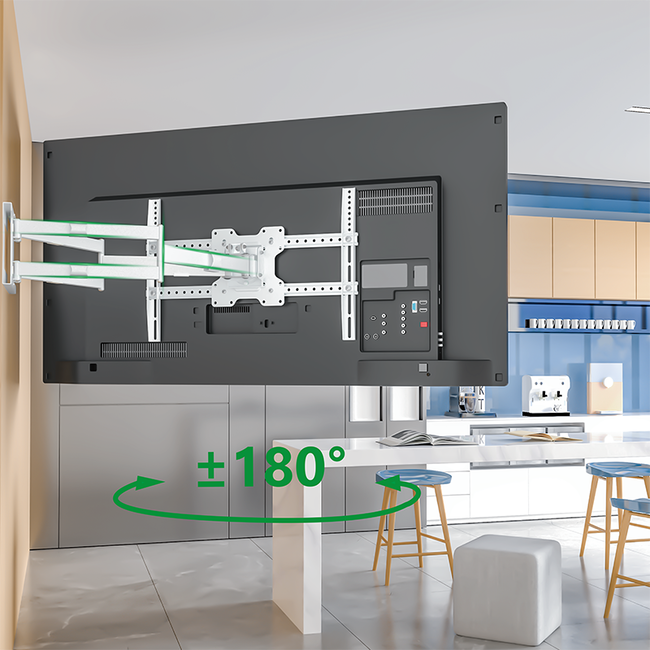 XTRARM Cratos 120 cm Double 600 TV Beugel White