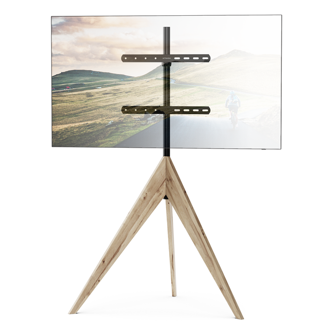 XTRARM Argo Tripod TV Standaard Vergrijsd Eiken