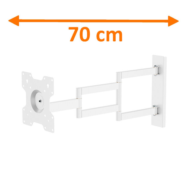 DQ Rotate XL White 70 cm TV Beugel