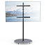 XTRARM Arius TV Standaard Grijs Houtprint