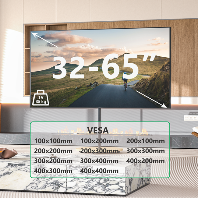 XTRARM Arius TV Standaard Beuken Houtprint