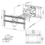 XTRARM Cratos 100 cm Double 600 TV Beugel White