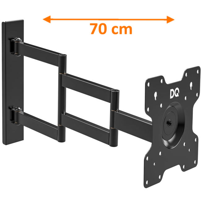 DQ Rotate XL Black 70 cm TV Beugel