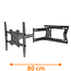 XTRARM Tantal Fixed 80 cm TV Beugel Draaibaar