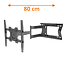 XTRARM Tantal Fixed 80 cm TV Beugel Draaibaar
